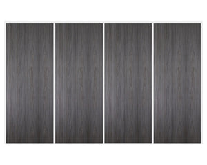 Nova Sliding Closet Doors - Style 01 | Panel Door | Swiss Elm | Buy Doors Online