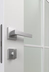 Vita Vetro Snow White Frameless Belldinni Modern Interior Door   | Buy Doors Online