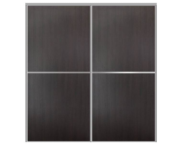 Nova Sliding Closet Doors - Style 02 | Panel Door | Wenge