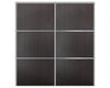 Nova Sliding Closet Doors - Style 03 | Panel Door | Wenge | Buy Doors Online