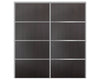 Nova Sliding Closet Doors - Style 04 | Panel Door | Wenge | Buy Doors Online