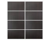 Nova Sliding Closet Doors - Style 04 | Panel Door | Wenge | Buy Doors Online