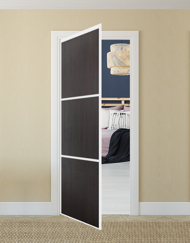 Nova Pivot Closet Doors Style 03 Panel Door Swing Door Wenge