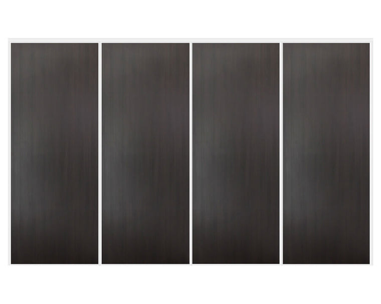 Nova Sliding Closet Doors - Style 01 | Panel Door | Wenge