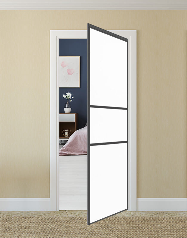 Nova Pivot Closet Doors - Style 06 | Panel Door | Swing Door | Pure White