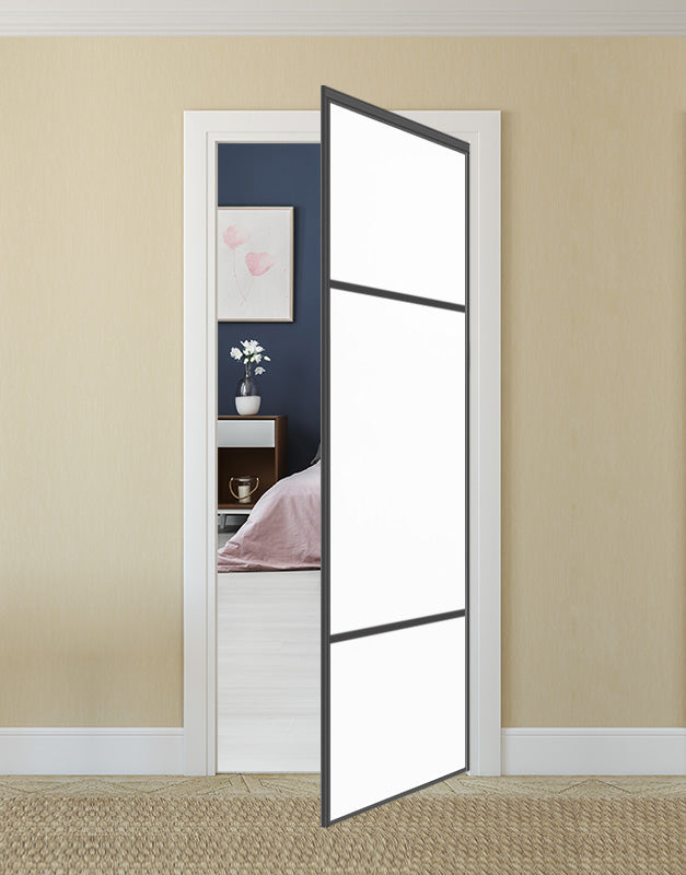 Nova Pivot Closet Doors - Style 10 | Panel Door | Swing Door | Pure White