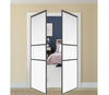 Nova Pivot Closet Doors - Style 06 | Panel Door | Swing Door | White Ash | Buy Doors Online