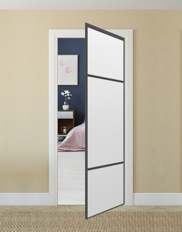 Nova Pivot Closet Doors - Style 10 | Panel Door | Swing Door | White Drawing Gloss
