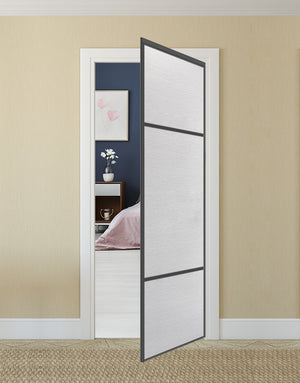 Nova Pivot Closet Doors - Style 10 | Panel Door | Swing Door | White Wenge | Buy Doors Online