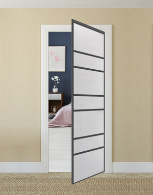 Nova Pivot Closet Doors - Style 09 | Panel Door | Swing Door | White Wenge | Buy Doors Online