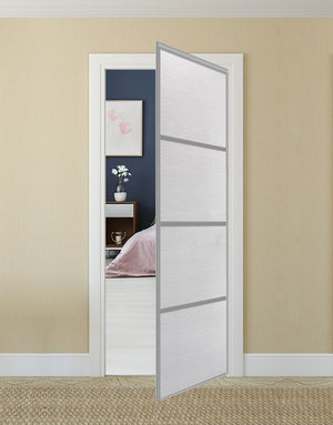 Nova Pivot Closet Doors - Style 04 | Panel Door | Swing Door | White Wenge | Buy Doors Online