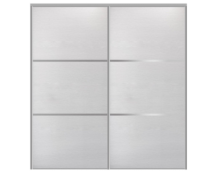Nova Sliding Closet Doors - Style 03 | Panel Door | White Wenge