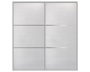 Nova Sliding Closet Doors - Style 03 | Panel Door | White Wenge | Buy Doors Online