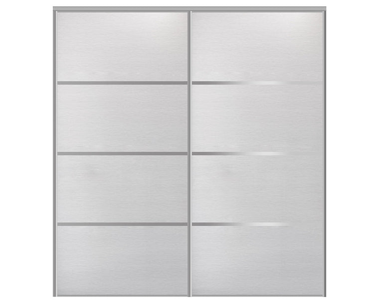 Nova Sliding Closet Doors - Style 04 | Panel Door | White Wenge