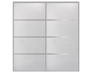 Nova Sliding Closet Doors - Style 04 | Panel Door | White Wenge | Buy Doors Online