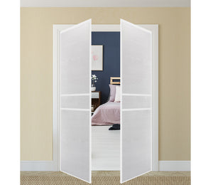 Nova Pivot Closet Doors - Style 07 | Panel Door | Swing Door | White Wenge | Buy Doors Online