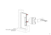Front Exterior Pivot Prehung Aluminum Door | Entry Metal Modern Door | Front Exterior Pivot Prehung Aluminum Door / Axis 1163 Venezia Noce / Entry Metal Modern