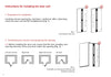 Front Exterior Prehung Aluminum Door | Entry Steel Metal Modern Painted Door | Cynex 6106