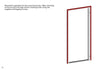Front Exterior Prehung Aluminum Door | Entry Steel Metal Modern Painted Door | Cynex 6106