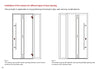 Front Exterior Prehung Aluminum Door | Entry Steel Metal Modern Painted Door | Cynex 6106