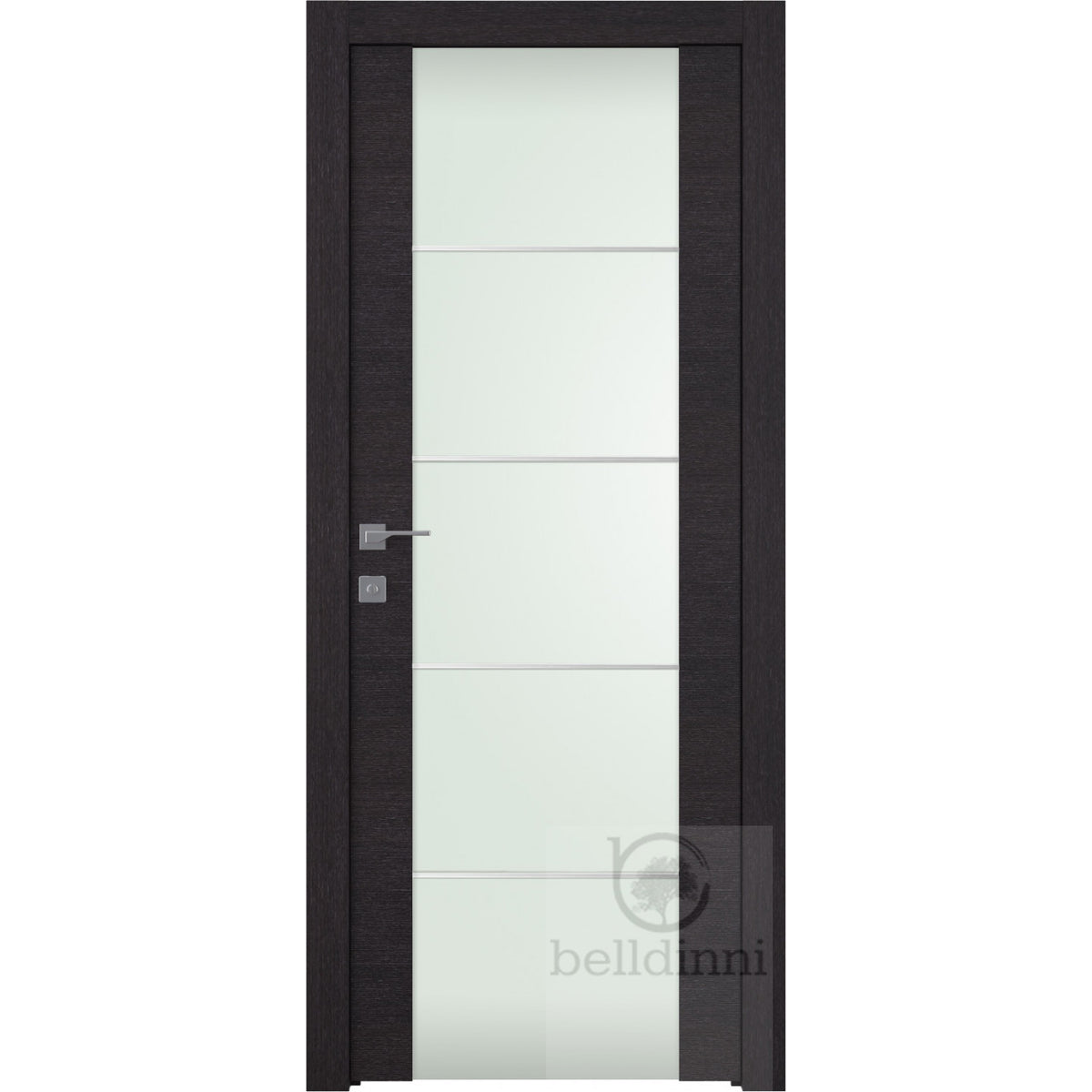Avanti 202 4H Vetro | Modern Interior Door | Black Apricot