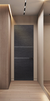 AVANTI 2H BLACK APRICOT FRAMELESS BELLDINNI MODERN INTERIOR DOOR | Buy Doors Online