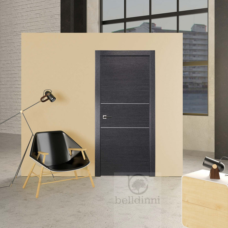 Avanti 2H Black Apricot | Modern Interior Door