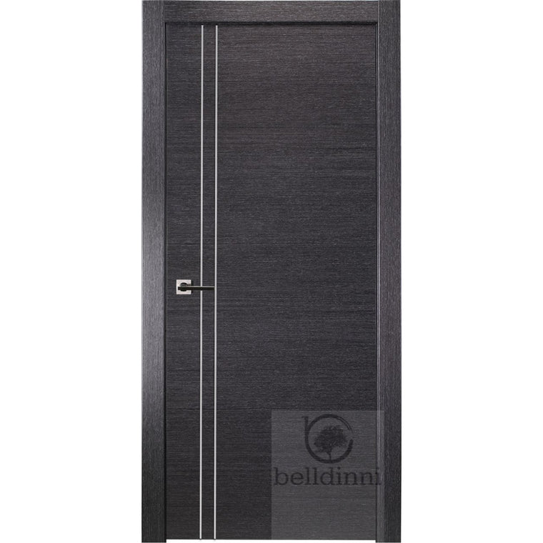 Avanti 2V | Modern Interior Door | Black Apricot