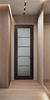 AVANTI 5 LITE VETRO BLACK APRICOT FRAMELESS BELLDINNI MODERN INTERIOR DOOR | Buy Doors Online