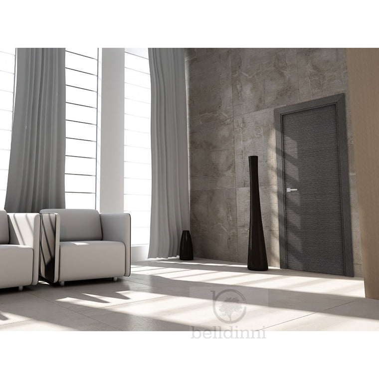 Avanti Flat Mat Black Apricot | Modern Interior Door