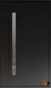 Front Exterior Pivot Prehung Aluminum Door | Entry Metal Modern Door | Front Exterior Pivot Prehung Aluminum Door / Axis 1163 Venezia Noce / Entry Metal Modern