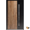 Front Exterior Pivot Prehung Aluminum Door | Entry Metal Modern Door | Front Exterior Pivot Prehung Aluminum Door / Axis 1163 Venezia Noce / Entry Metal Modern