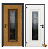 Front Exterior Prehung Steel Door | Entry Metal Modern Painted Door| Buy Doors Online