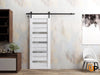 Sturdy Barn Door with Frosted Glass | Solid Panel Interior Doors | Quadro 4445