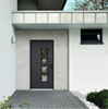 Front Exterior Prehung Aluminum Door | Entry Steel Metal Modern Painted Door | Cynex 6106
