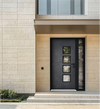 Front Exterior Prehung Aluminum Door | Entry Steel Metal Modern Painted Door | Cynex 6106