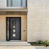 Front Exterior Prehung Aluminum Door | Entry Steel Metal Modern Painted Door | Cynex 6106