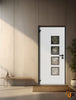 Front Exterior Prehung Aluminum Door | Entry Steel Metal Modern Painted Door | Cynex 6106