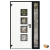 Front Exterior Prehung Aluminum Door | Entry Steel Metal Modern Painted Door | Cynex 6106