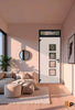 Front Exterior Prehung Aluminum Door | Entry Steel Metal Modern Painted Door | Cynex 6106