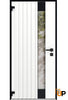 Front Exterior Prehung Aluminum Door | Entry Steel Metal Modern Painted Door | Cynex 6113
