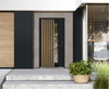 Front Exterior Prehung Aluminum Door | Entry Steel Metal Modern Painted Door | Cynex 6113