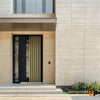 Front Exterior Prehung Aluminum Door | Entry Steel Metal Modern Painted Door | Cynex 6113