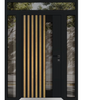 Front Exterior Prehung Aluminum Door | Entry Steel Metal Modern Painted Door | Cynex 6113