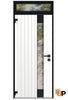 Front Exterior Prehung Aluminum Door | Entry Steel Metal Modern Painted Door | Cynex 6113