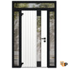Front Exterior Prehung Aluminum Door | Entry Steel Metal Modern Painted Door | Cynex 6113