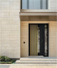 Front Exterior Prehung Aluminum Door | Entry Steel Metal Modern Painted Door | Cynex 6113