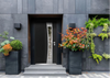 Front Exterior Prehung Aluminum Door | Entry Steel Metal Modern Painted Door | Cynex 6116