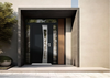 Front Exterior Prehung Aluminum Door | Entry Steel Metal Modern Painted Door | Cynex 6116