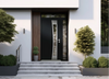 Front Exterior Prehung Aluminum Door | Entry Steel Metal Modern Painted Door | Cynex 6116